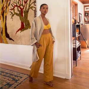 Oddbird Company Kardes Lounge Pants in Marigold